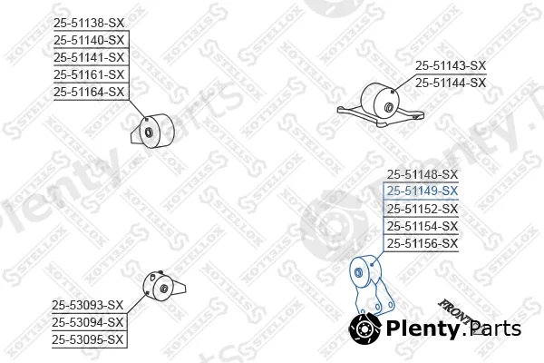 Stellox 25-51149-SX — Mounting, engine