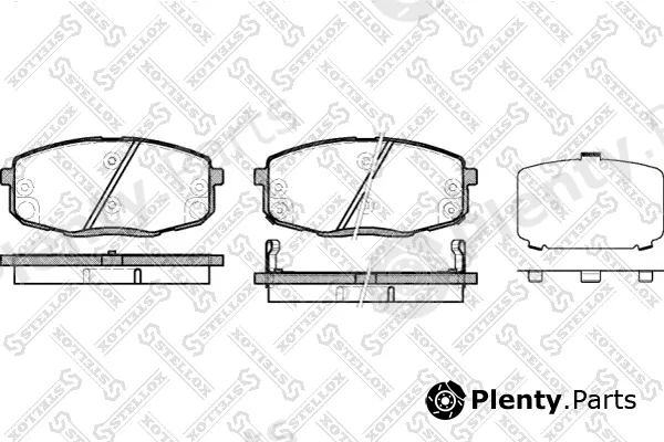 Stellox 001083B-SX — Brake Pad Set, disc brake
