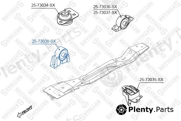 Stellox 25-73038-SX — Mounting, engine