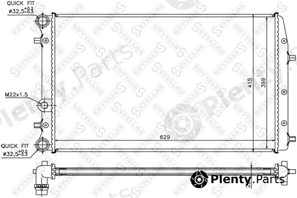 Stellox 10-25359-SX — Radiator, engine cooling