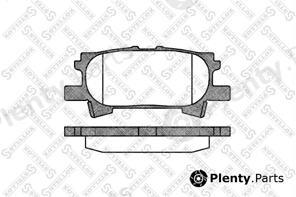 Stellox 1051000-SX — Brake Pad Set, disc brake