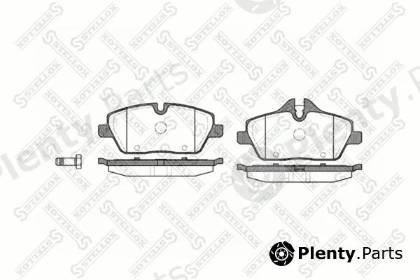 Stellox 1142000-SX — Brake Pad Set, disc brake