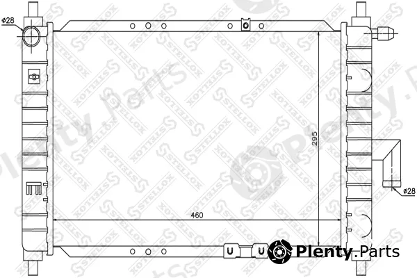 Stellox 10-25330-SX — Radiator, engine cooling