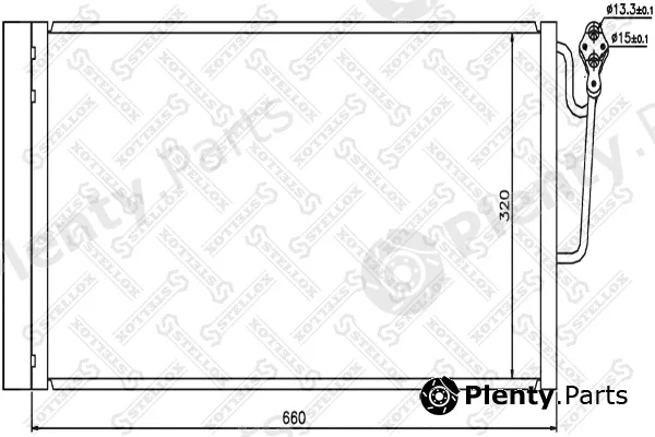 Stellox 10-45649-SX — Condenser, air conditioning
