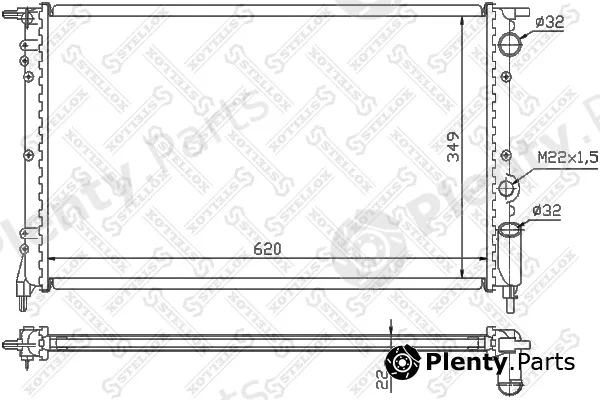 Stellox 10-25235-SX — Radiator, engine cooling