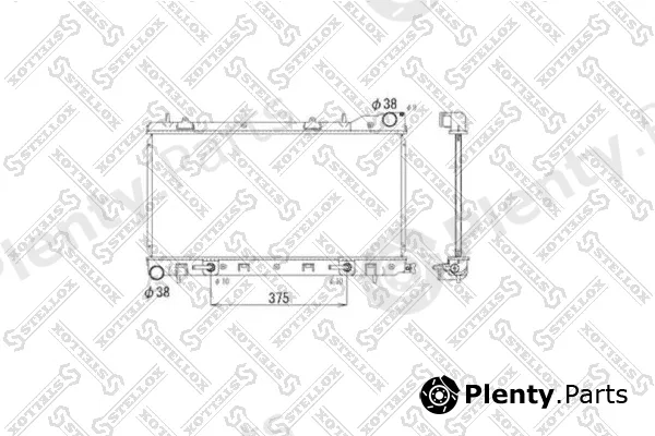 Stellox 10-25051-SX — Radiator, engine cooling