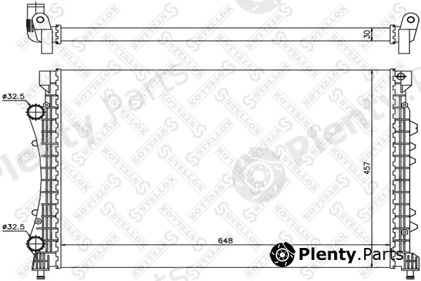 Stellox 10-26180-SX — Radiator, engine cooling