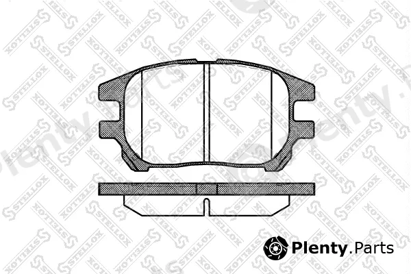 Stellox 983000-SX — Brake Pad Set, disc brake