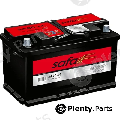 Safa SA80-L4 — Starter Battery Safa Platino AGM