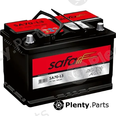 Safa SA70-L3 — Starter Battery Safa Platino AGM