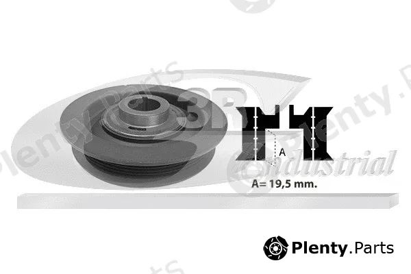 3RG 10408 — Belt Pulley, crankshaft