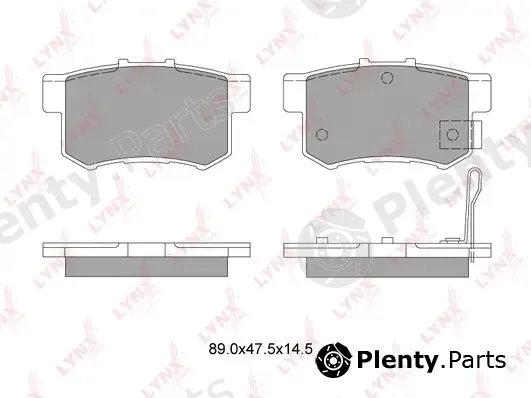 LYNXauto BD-3401 — Brake Pad Set, disc brake