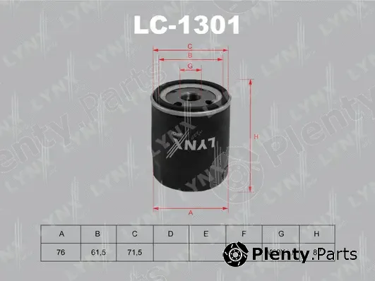 LYNXauto LC-1301 — Oil Filter