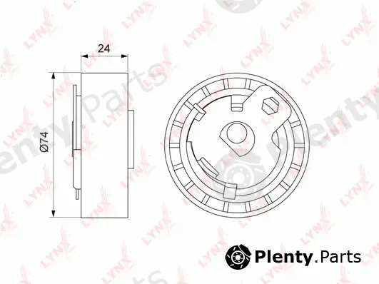 LYNXauto PB-1176 — Tensioner Pulley, timing belt