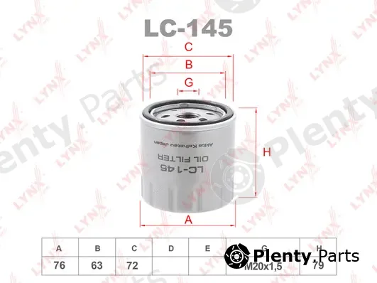 LYNXauto LC-145 — Oil Filter