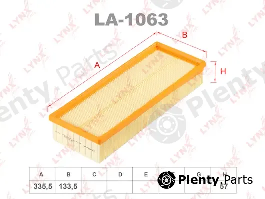 LYNXauto LA-1063 — Air Filter