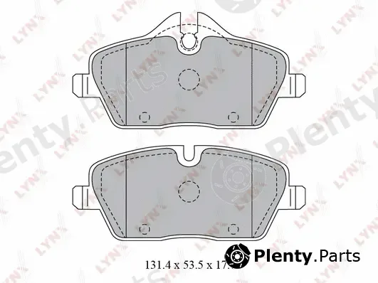 LYNXauto BD-1429 — Brake Pad Set, disc brake