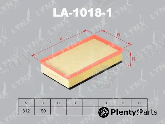 LYNXauto LA-1018-1 — Air Filter