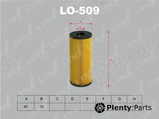 LYNXauto LO-509 — Oil Filter
