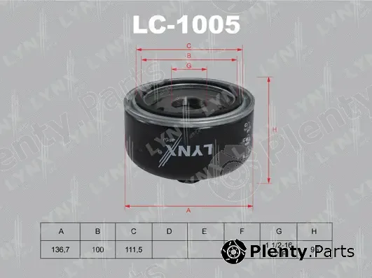 LYNXauto LC-1005 — Oil Filter