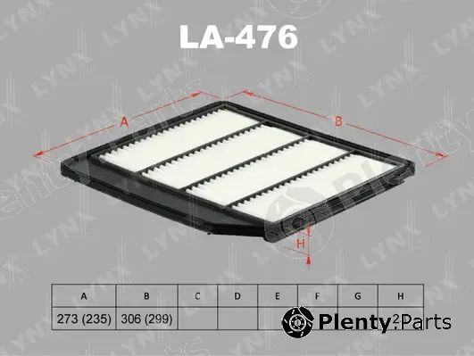 LYNXauto LA-476 — Air Filter