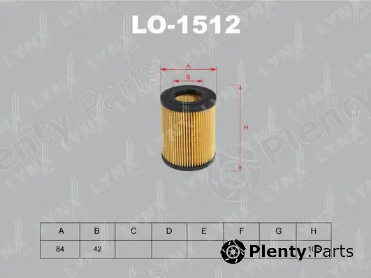 LYNXauto LO-1512 — Oil Filter