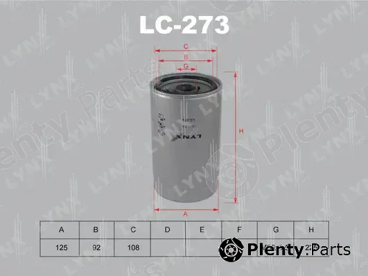 LYNXauto LC-273 — Oil Filter