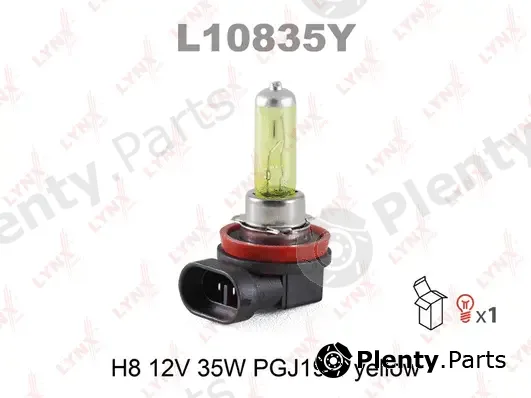LYNXauto L10835Y — Bulb, front fog light YELLOW