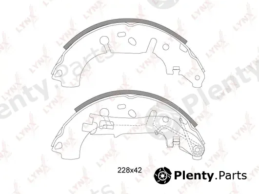 LYNXauto BS-5900 — Brake Shoe Set