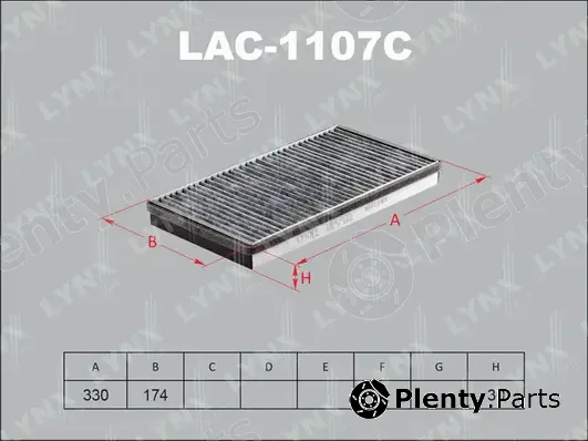 LYNXauto LAC-1107C — Filter, cabin air