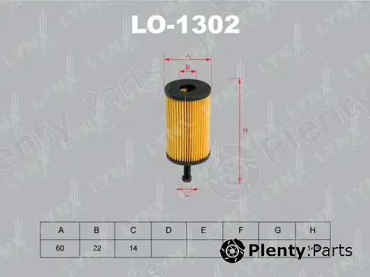 LYNXauto LO-1302 — Oil Filter