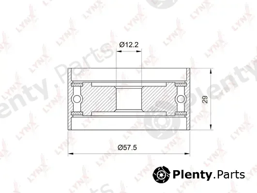 LYNXauto PB-3039 — Tensioner Pulley, timing belt