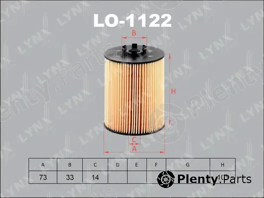 LYNXauto LO-1122 — Oil Filter