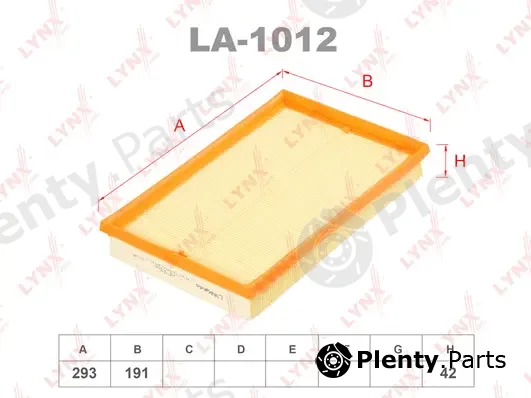 LYNXauto LA-1012 — Air Filter