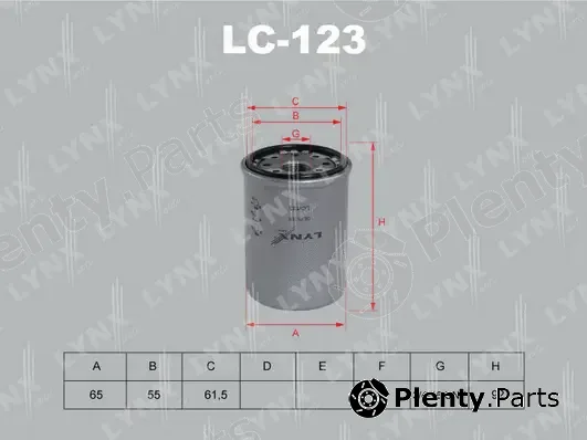 LYNXauto LC-123 — Oil Filter