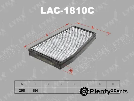 LYNXauto LAC-1810C — Filter, cabin air