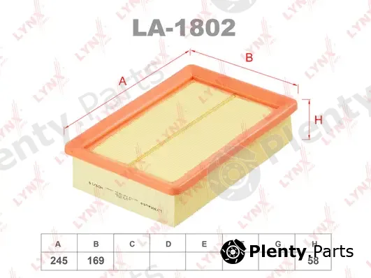 LYNXauto LA-1802 — Air Filter
