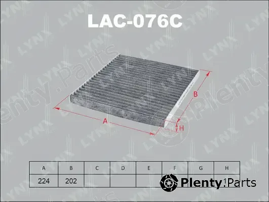 LYNXauto LAC-076C — Filter, cabin air