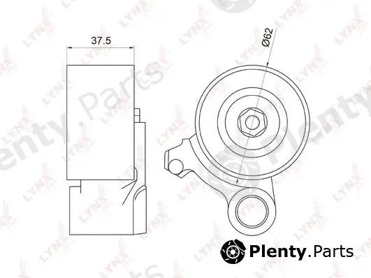 LYNXauto PB-1061 — Tensioner Pulley, timing belt