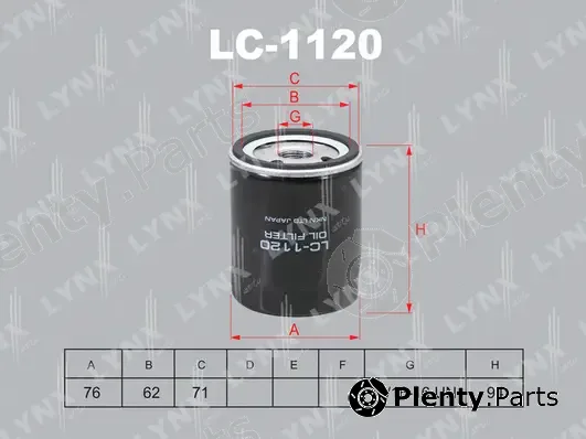 LYNXauto LC-1120 — Oil Filter