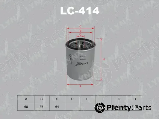 LYNXauto LC-414 — Oil Filter