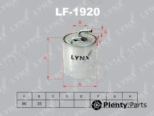 LYNXauto LF-1920 — Fuel Filter