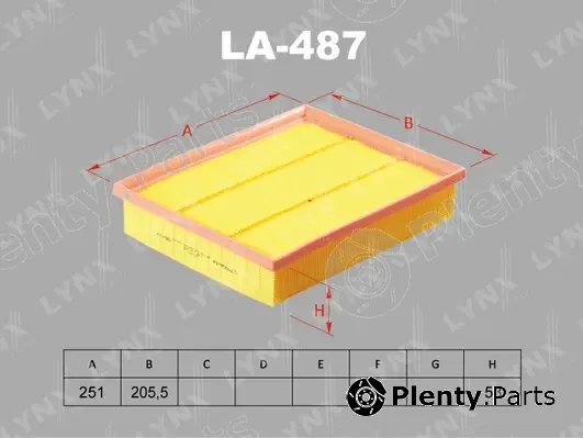 LYNXauto LA-487 — Air Filter