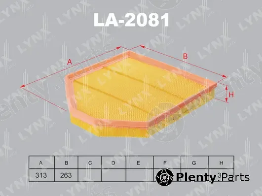 LYNXauto LA-2081 — Air Filter