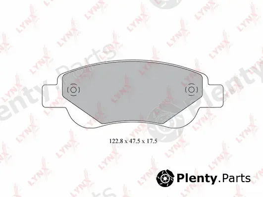 LYNXauto BD-6103 — Brake Pad Set, disc brake