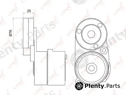 LYNXauto PT-3005 — Belt Tensioner, V-ribbed belt