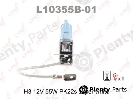 LYNXauto L10355B-01 — Bulb, spotlight SUPER WHITE