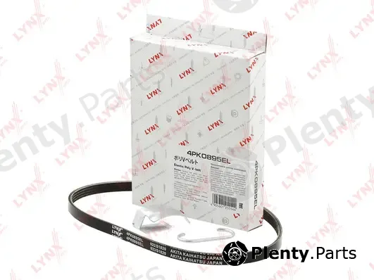 LYNXauto 4PK0895EL — V-Ribbed Belt ELASTIC