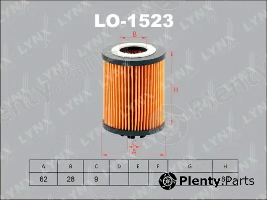 LYNXauto LO-1523 — Oil Filter