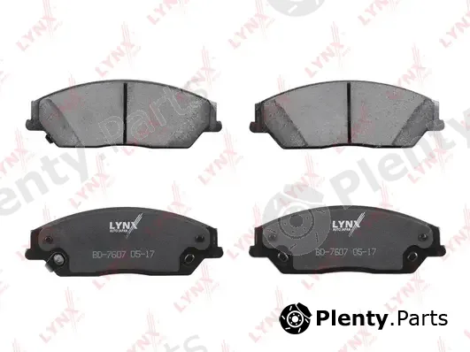 LYNXauto BD-7607 — Brake Pad Set, disc brake